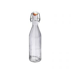 Стеклянная бутылка «Грань» 0,5 л с механической крышкой